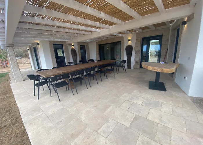 公寓 Tenuta Tanaja- Exclusive Luxus Mit Gaestehaus, Pool Und Meerblick - Costa Smeralda, Olbia-porto Cervo 库尼亚纳